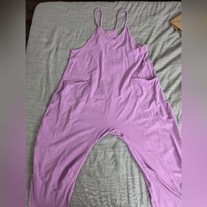Free People Movement Purple Hot Shot Jumpsuit